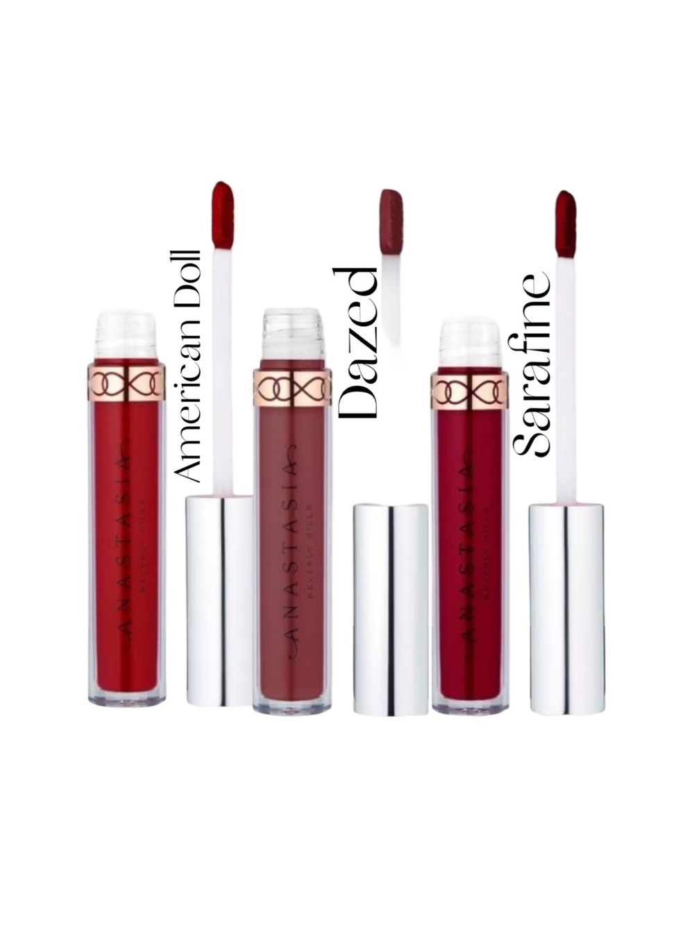ANASTASIA BEVERLY HILLS LIQUID LIPSTICK TRIO SET NEW